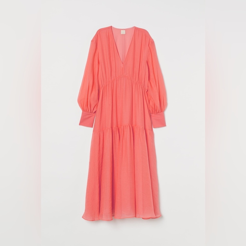 H&M LONG LYOCELL-BLEND DRESS - Picture 9 of 10